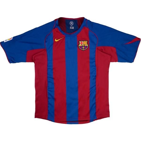 Tailandia Camiseta Barcelona 1st Retro 2004 2005 Azul Rojo